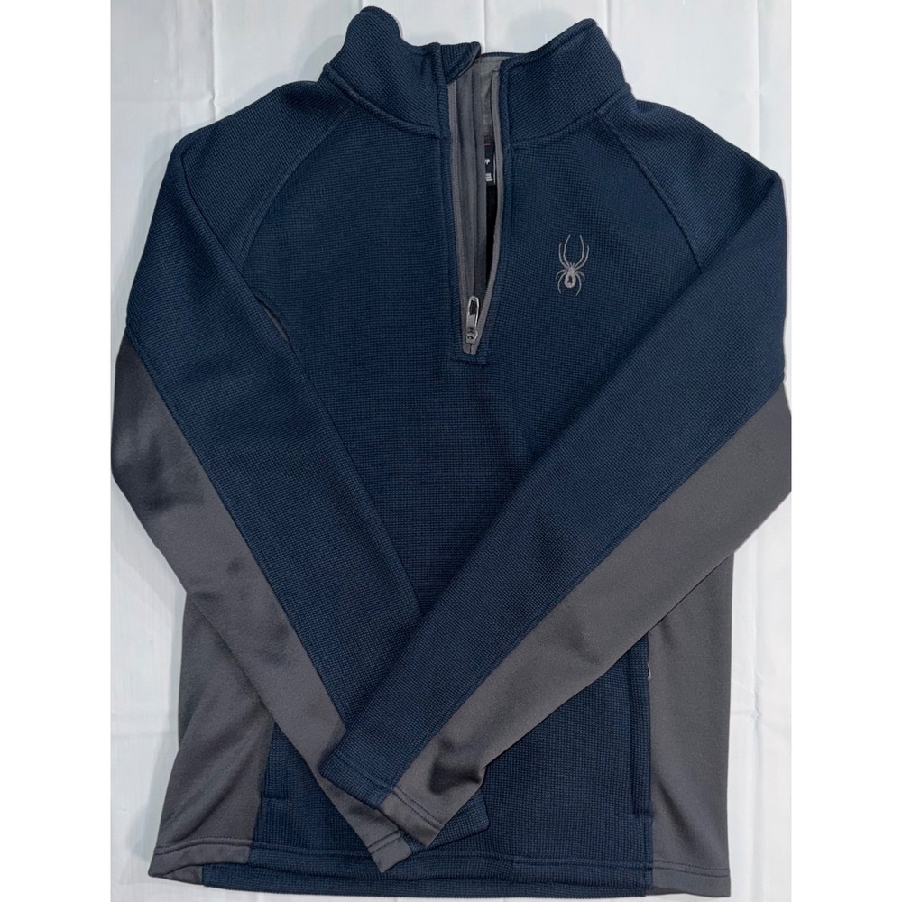 Spyder‎ Quarter Zip pullover size Small Blue